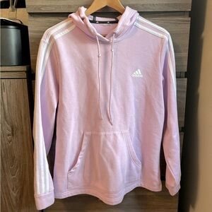 Adidas Women Pastel Purple Hoodie Medium